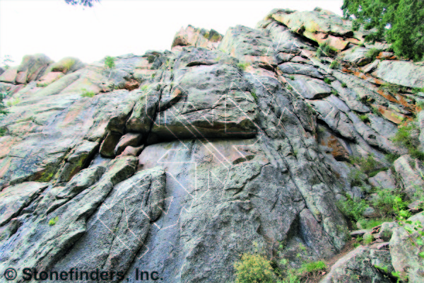 photo of The Second Step, 5.10d ★★★★★ at Recovery Wall from Devil's Head Climbing