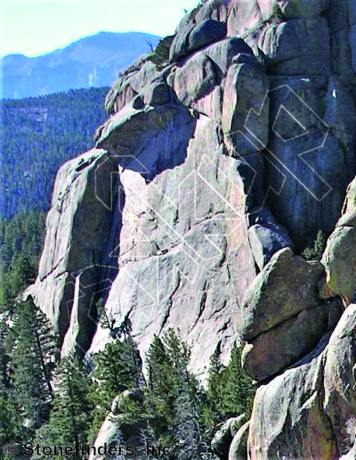 photo of Nacimiento Del Diablo, 5.10c ★★★ at Underworld-Purgatory Rock from Devil's Head Climbing