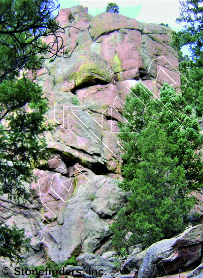 photo of Cattle Drive Wall from Devil's Head Climbing