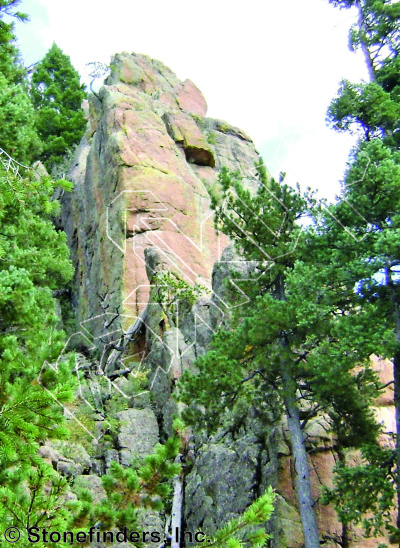 photo of Cattle Drive Wall from Devil's Head Climbing