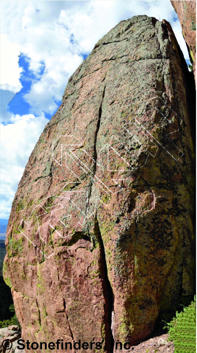 photo of Sniper, 5.10d ★★ at The Outpost from Devil's Head Climbing