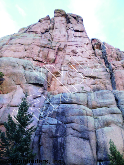 photo of Psychological Paralysis, 5.12b ★★★★ at Backslide Wall from Devil's Head Climbing