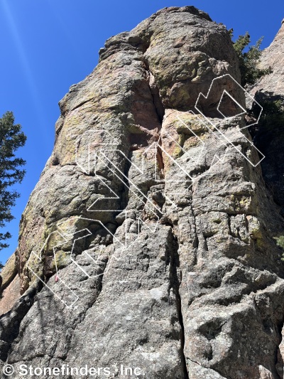 photo of The Sentinel from Devil's Head Climbing