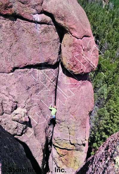 photo of Sgetti & Butter, 5.8  at The Icebox from Devil's Head Climbing