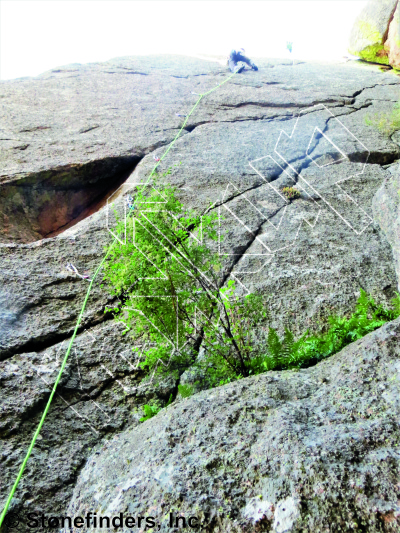 photo of Eclipse Corridor from Devil's Head Climbing
