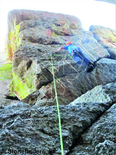 photo of Occultation, 5.11a ★★ at Eclipse Corridor from Devil's Head Climbing
