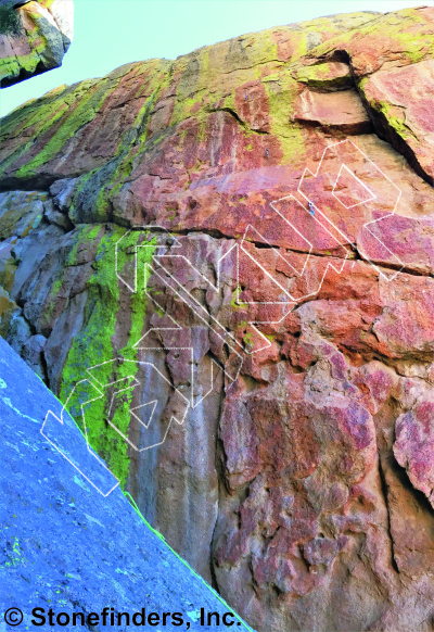photo of Umbraphile, 5.12a ★★ at Eclipse Corridor from Devil's Head Climbing