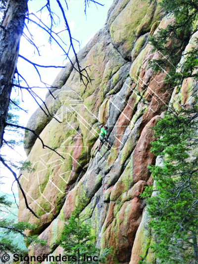photo of Dances With Hummingbirds, 5.11c ★★★★★ at Technicoulior from Devil's Head Climbing
