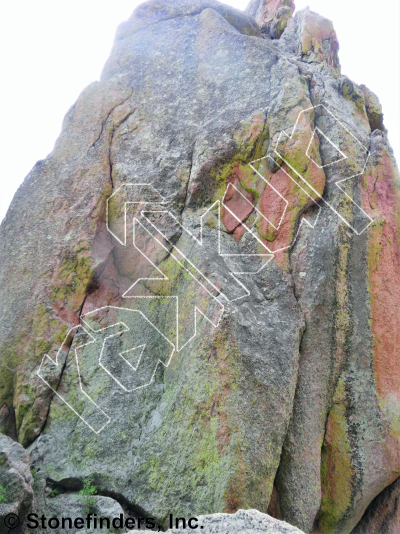 photo of All Signs Point To Yes, 5.10d ★★ at Seinfeld Wall from Devil's Head Climbing