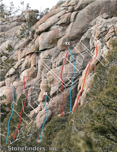 photo of Ultra High Frequency, 5.10a ★ at Analog Alcove from Devil's Head Climbing