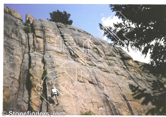 photo of Forest Management, 5.10d ★★ at Black Wave Wall from Devil's Head Climbing
