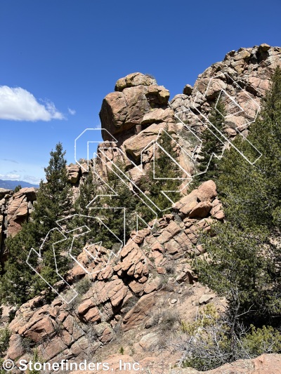 photo of The Brewery from Devil's Head Climbing