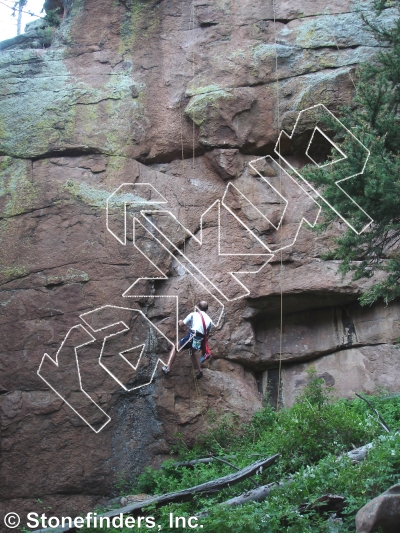photo of Noah's Boy, 5.12a ★ at Cam & Eggs Wall from Devil's Head Climbing