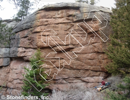 photo of Brothers of the Egg, 5.11b ★★ at Cam & Eggs Wall from Devil's Head Climbing