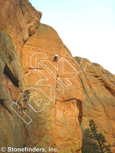 photo of Butterfly Effects, 5.11a ★★★ at Crag Ranch from Devil's Head Climbing