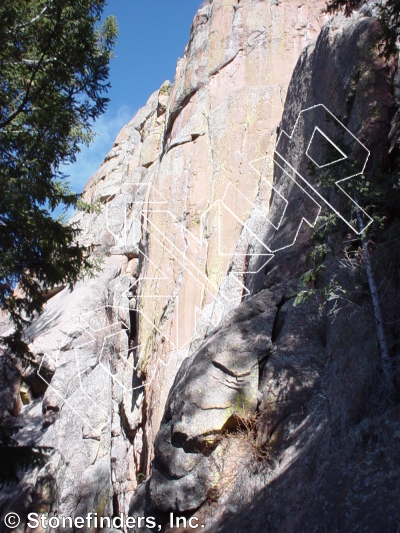 photo of Meanwhile, 5.12c ★★★★ at Crag Ranch from Devil's Head Climbing