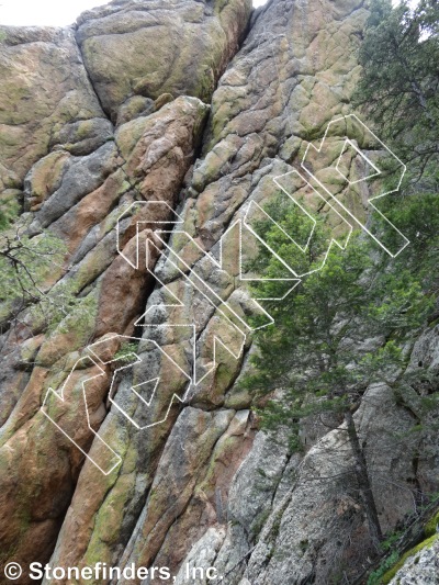 photo of Visible Wavelength, 5.11d/12a ★★★★★ at Technicoulior from Devil's Head Climbing