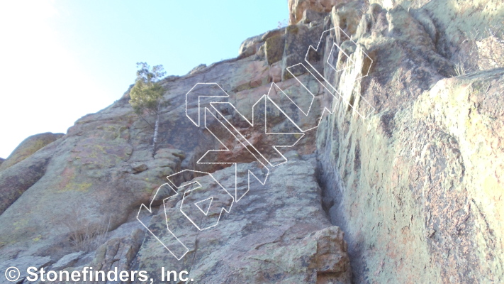 photo of The Token, 5.9 ★ at Recovery Wall from Devil's Head Climbing