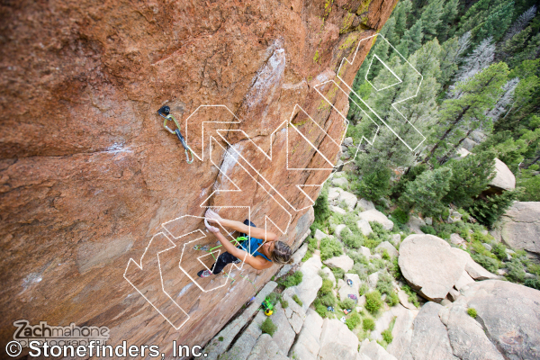 photo of Blade Runner, 5.13a ★★★★ at Switchblade from Devil's Head Climbing