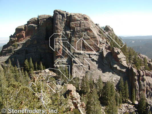photo of Hidden Treasure, 5.11b ★★★★★ at Private Idaho from Devil's Head Climbing