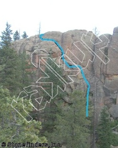 photo of Jigsaw, 5.7 ★ at Lone Pine Wall from Devil's Head Climbing