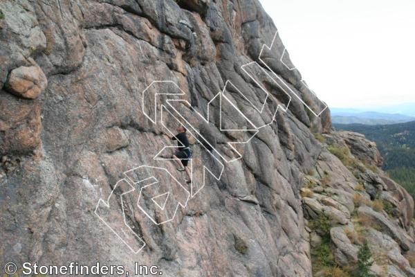 photo of Fat Chicks and Mopeds, 5.10c ★★★ at Crack of Noon Club from Devil's Head Climbing