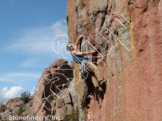 photo of Meanwhile, 5.12c ★★★★ at Crag Ranch from Devil's Head Climbing