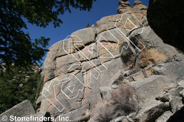 photo of Unusual Art, 5.11a ★★★ at Passageway Wall from Devil's Head Climbing