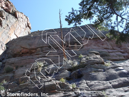 photo of Blinders, 5.11d ★★ at September Wall from Devil's Head Climbing