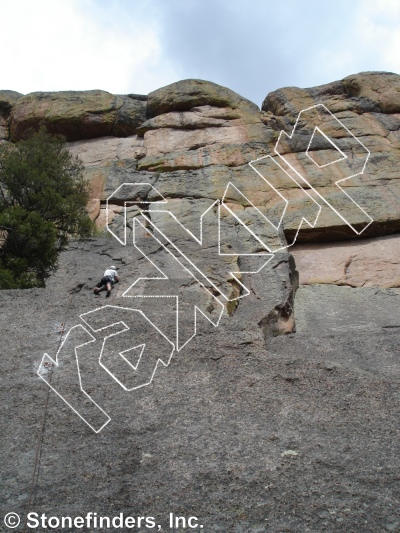 photo of Breaking The Mold, 5.9 ★ at Sidewalk in the Sky from Devil's Head Climbing