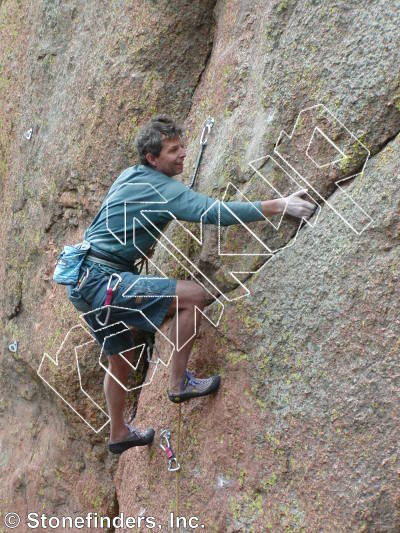 photo of Strength and Honor, 5.12a ★★★ at Arena from Devil's Head Climbing