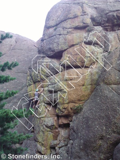 photo of Steroid Man, 5.11a ★★★ at Hall of Fame from Devil's Head Climbing