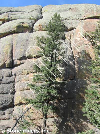 photo of Gordon-Shugart Memorial, 5.11c ★★★ at Chuck Norris Wall from Devil's Head Climbing