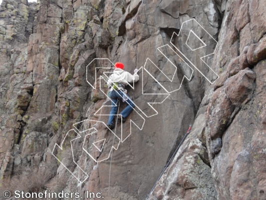 photo of Unknown , 5.10c ★★★ at 12 Pack Area from North Table Mountain Climbing
