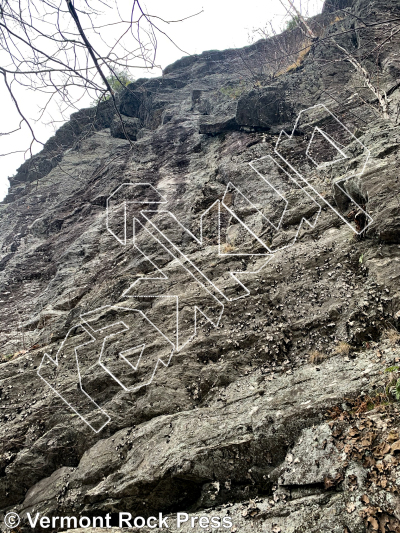 photo of Eagle Ledge from Vermont Rock