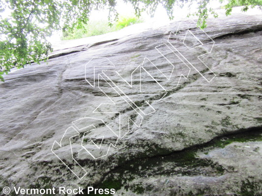 photo of Too Cold to Get Naked, 5.10a ★★★★ at Bald Hill from Vermont Rock