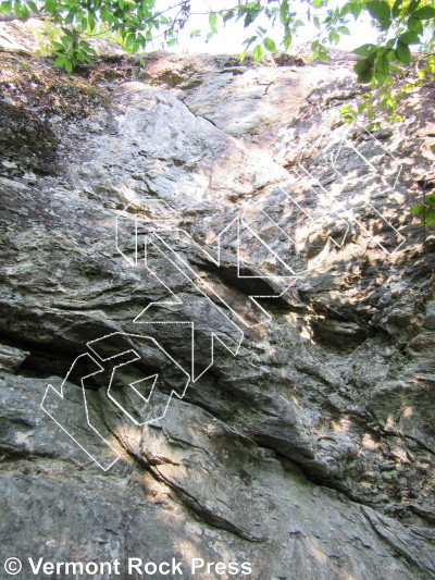 photo of East Face (Left) from Vermont Rock