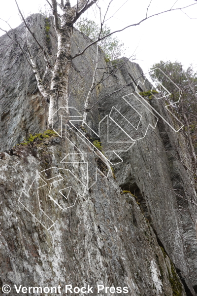 photo of East Face (Right) from Vermont Rock