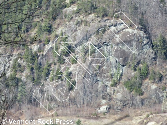 photo of Railroad Yard from Vermont Rock