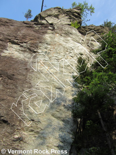 photo of Upper Tier (Left) from Vermont Rock