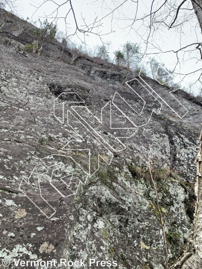 photo of Lower Cliff from Vermont Rock