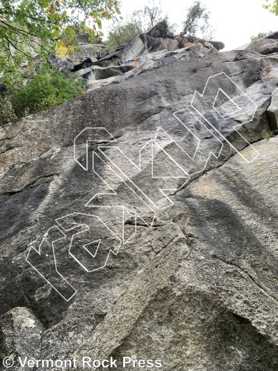 photo of Nichols Ledge from Vermont Rock