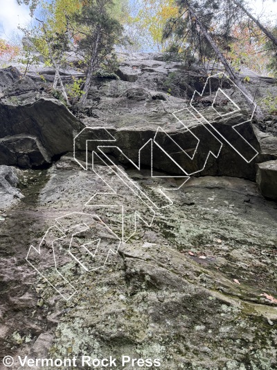 photo of Lasso Ledge from Vermont Rock