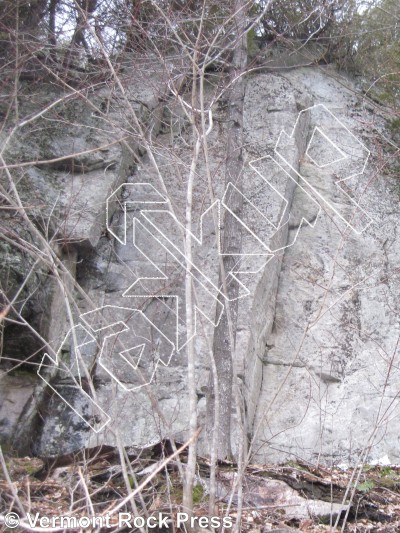 photo of Pisgah Crag from Vermont Rock