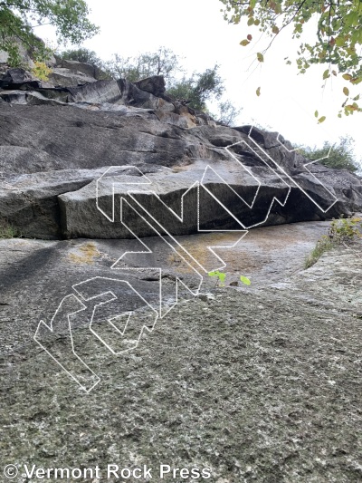 photo of Nichols Ledge from Vermont Rock