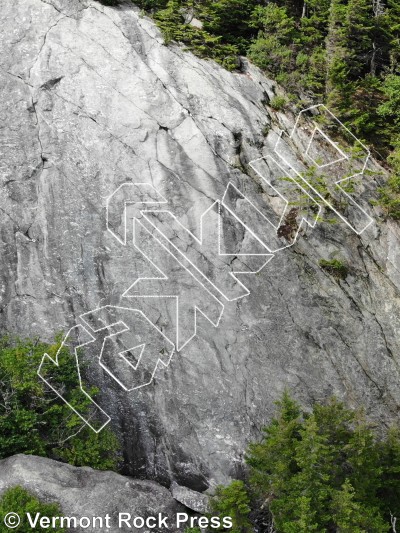 photo of Deer Leap Left from Vermont Rock