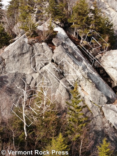 photo of Upper Tier from Vermont Rock