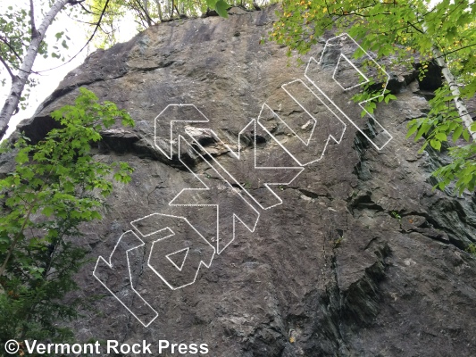 photo of Dwarf Wall from Vermont Rock