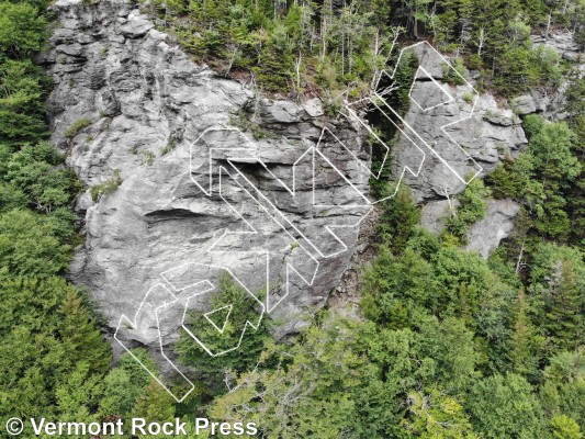 photo of Punk's Ladder from Vermont Rock