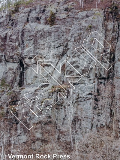 photo of East Face (Left) from Vermont Rock